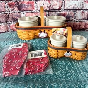 Longaberger Shaker Taker and Barbeque Buddy Bundle